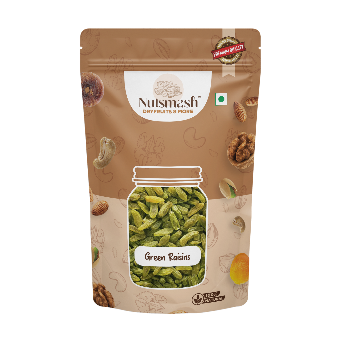 Nutsmash Green Raisins (Kishmish)