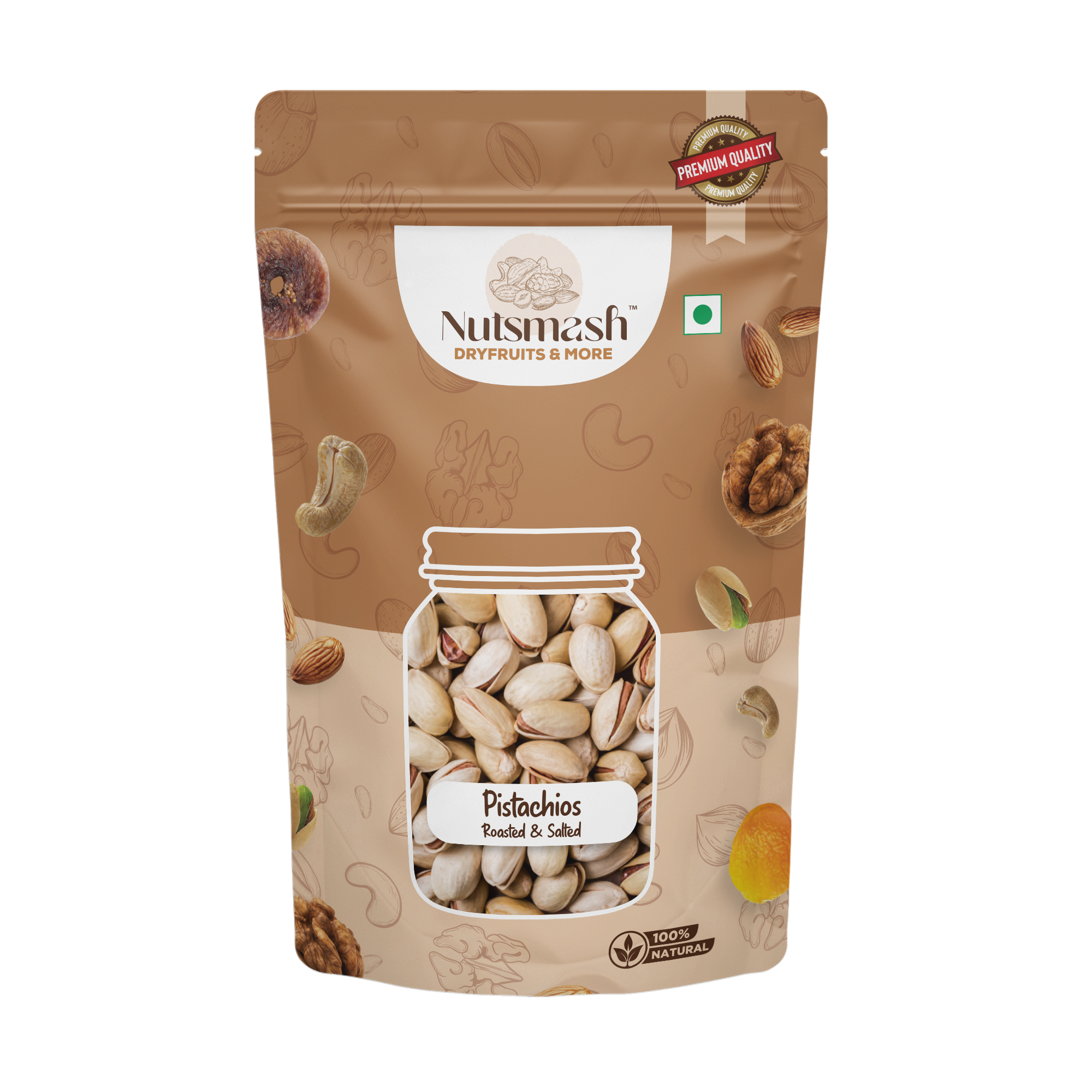 Nutsmash Premium American Pistachios (Pista)